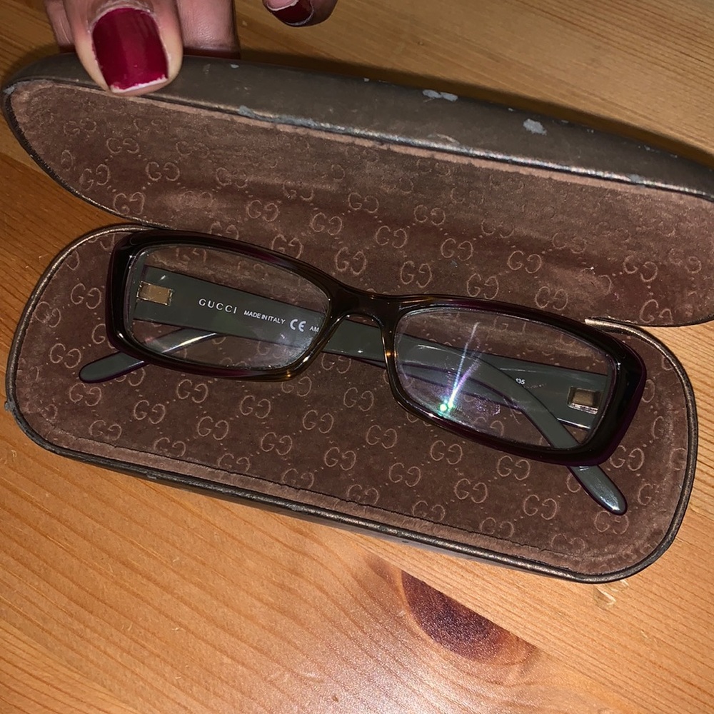 Authentic GUCCI slightly used prescription Women’s eyeglasses.